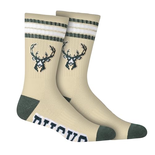 Image of Ultra Game Men's NBA Official Athletic Cushioned Secure Fit Team Crew Socks-3 Pack