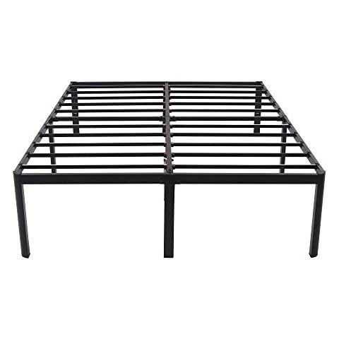 V&LX 18 Inch Tall V1406 UP-Support Deluxe Metal Slat Bed Frame (King) Cover