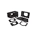 Ikan MB-T12 Three Stage 4 x 5.65 Carbon Fiber Clamp On Matte Box with 15mm Rod Adapter, Black