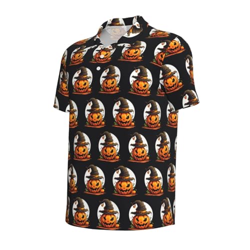 Polo pour homme citrouille extensible résolvant le manque de confort