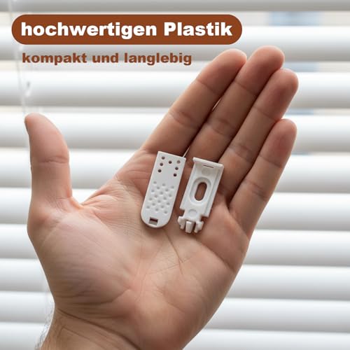 16-TLG Plissee Ersatzteile Set – Universal Reparaturset für Faltrollos – Klebeplatten & Plissee Halterung – Robuste Plissee Klemmen & Klemmträger Zubehör