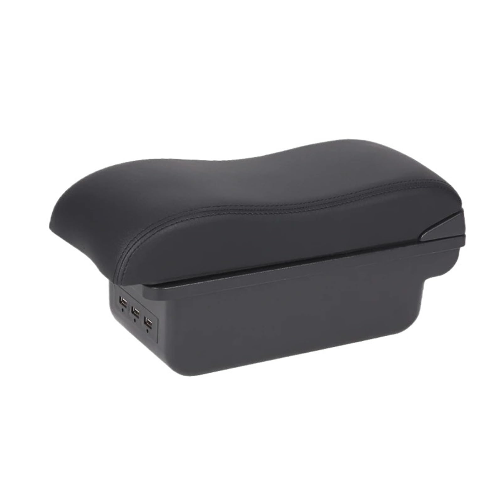 Ecbugat B2 Black Line 3Usb For Suzuki For Swift 2005-2025 Car Armrest Auto Storage Box Arm Bracing Heighten Interior Details Car Armrest Box(B2 Black Line 3Usb)