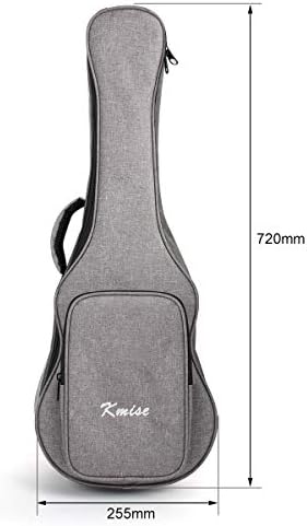 Tenor ukulele Gig Bag 66 cm miękkie etui z podwójnym paskiem z 3 kostkami od Kmise