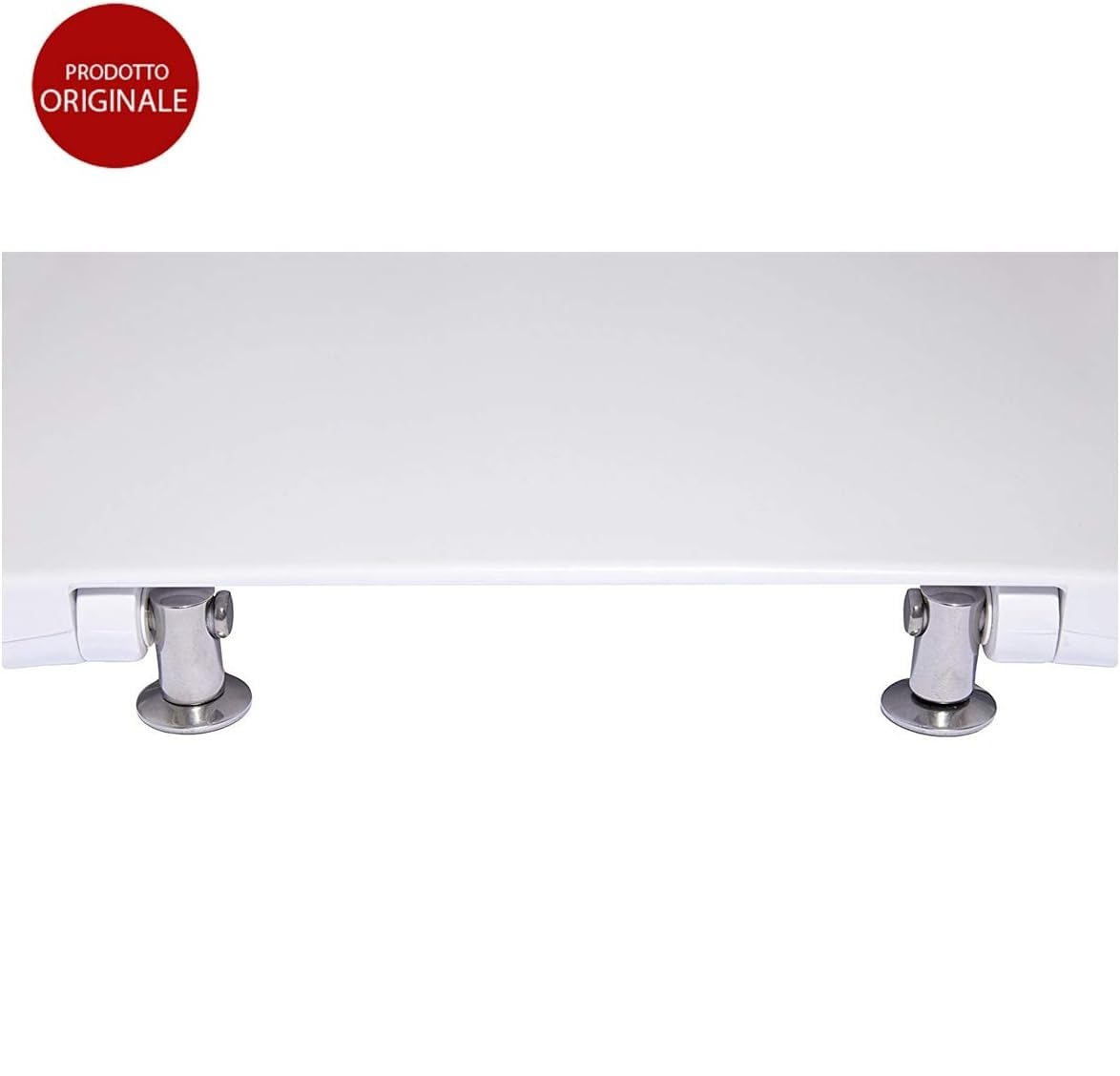 DOLOMITE CLODIA J104900 SEDILE IN TERMOINDURENTE ORIGINALE CERNIERE INOX COLORE BIANCO