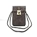MiCoolker(TM) Pastoral Striped Canvas Korean Diagonal Bag Small Florets Large Screen Fashion Leisure Lace Phone Shoulder Messenger Bag Wallet Case for iPhone 6 Plus 5S 4