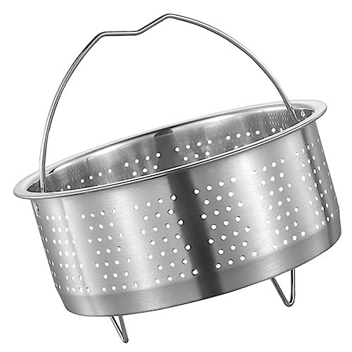 Balacoo Cesta de Vapor Inoxidable Olla Cesta Apilable para Cocer Verduras y Dumplings Resistente y Fácil de Usar Práctica para Cocina al Vapor