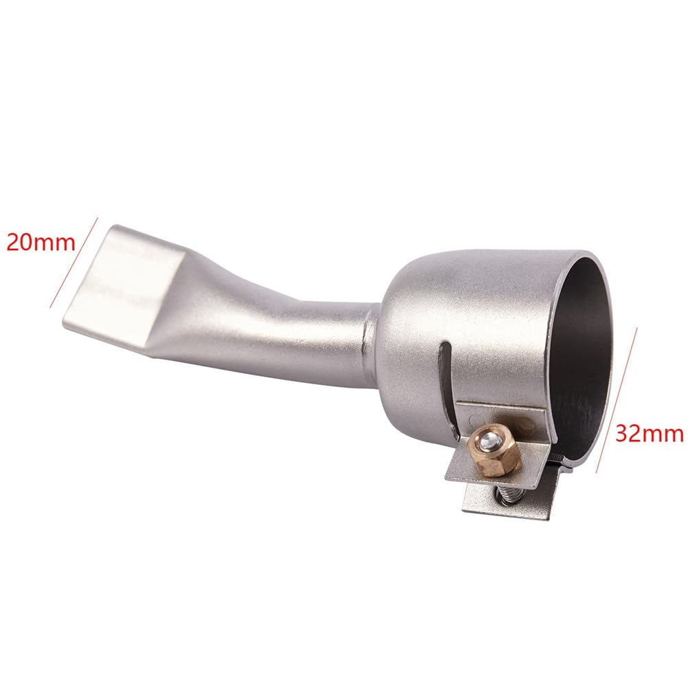 Buse à Air Chaud Large Et Plate SODIAL – 20 Mm Pour Soudure Plastique, Idéale Pour Pistolets à Air Chaud