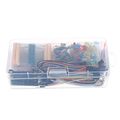 Gecheer 830 Conjunto de placa de ensaio Kit de iniciação de componentes eletrônicos DIY com caixa de