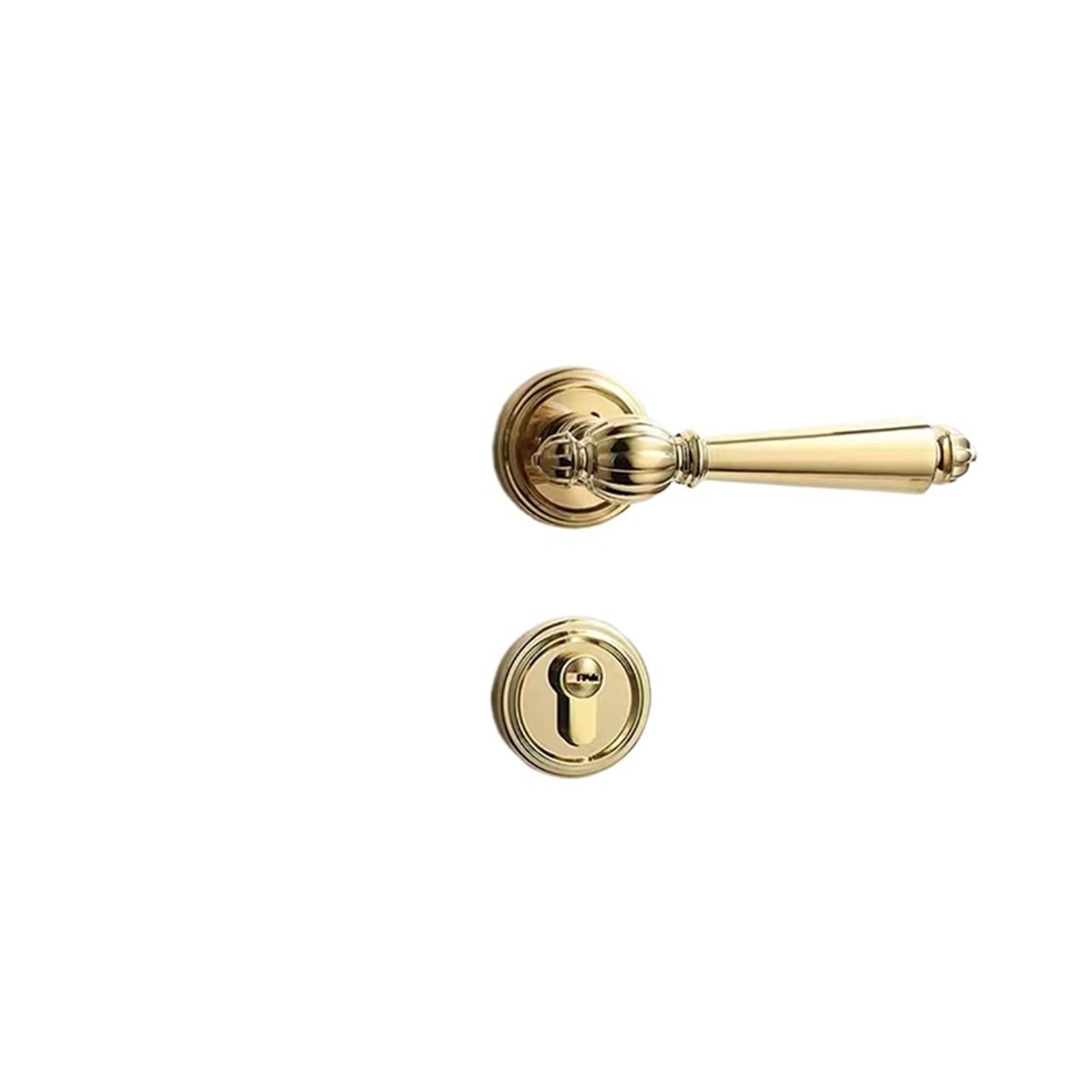 OPTEPYOE Indoor Door Lock Household Wooden Handle Split Silent