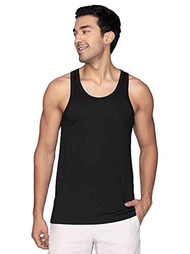 Image of XYXX Men's Cotton Modal Round Neck Vest | Antimicrobial, Breathable, Soft & Comfortable Man's Inner, Ultralight Baniyan for Man (Pack of 2)