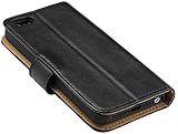 mumbi Ledertasche im Bookstyle für iPhone SE 5 5S Tasche schwarz - 6