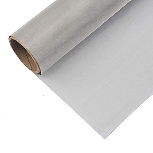 EMAGEREN Toile Inox en Acier Inoxydable Argent Tissée Fil 30*100cm Toile Métallique Grillage Inox Anti-rouille Anti-corrosion Pliable pour Filtration Dépoussiérage Séparation Industrie Aliment Maison