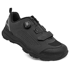 ZAPATILLA AMARA MTB UNISEX NEGRO T. 44: Zapatilla para e-MTB, outdoor y travesía, con BOA Fit System Apta para caminar cómodamente y pedalear en todo tipo de terreno Ajuste rápido, preciso y sin esfuerzo con BOA Suela de EVA con superficie de contacto de goma y compatible con calas SPD Cub...