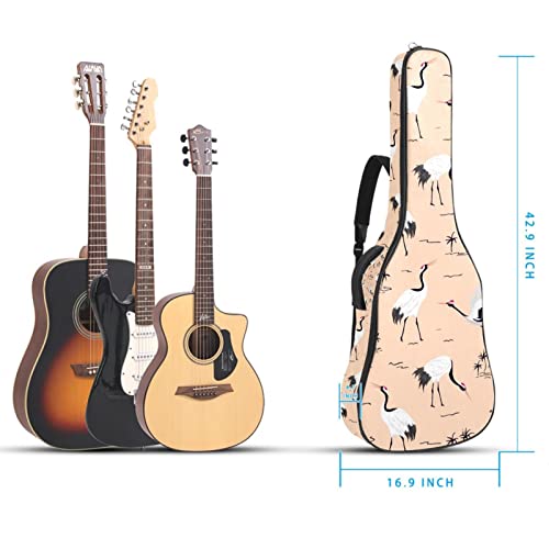 Hondank Housse pour guitare acoustique – Motif cercles roses – Épaisseur : 1 cm – Étanche – 101,6 cm – 106,1 cm… - Les Beatles, Paul McCartney, John Lennon, RIngo Starr, George Harrison Hondank Housse pour guitare acoustique - Motif cercles roses - Épaisseur : 1 cm - Étanche - 101,6 cm - 106,1 cm… – Image 6