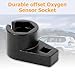 BESULEN Car Offset Oxygen Sensor Socket, 3/8-Inch Drive 7/8-Inch 22mm Vehicle Wire Gate Accesses Sensor from Side, Auto Socket for Preventing Damage to Wires, Universal for Most Models