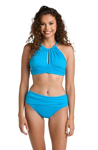 High Neck Midkini Bikini Swimsuit Top
