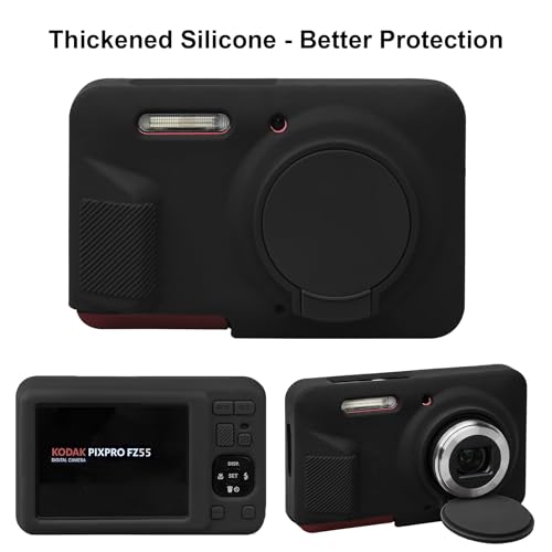 Funda de silicona protectora para cámara Kodak PIXPRO FZ55 miniatura 3
