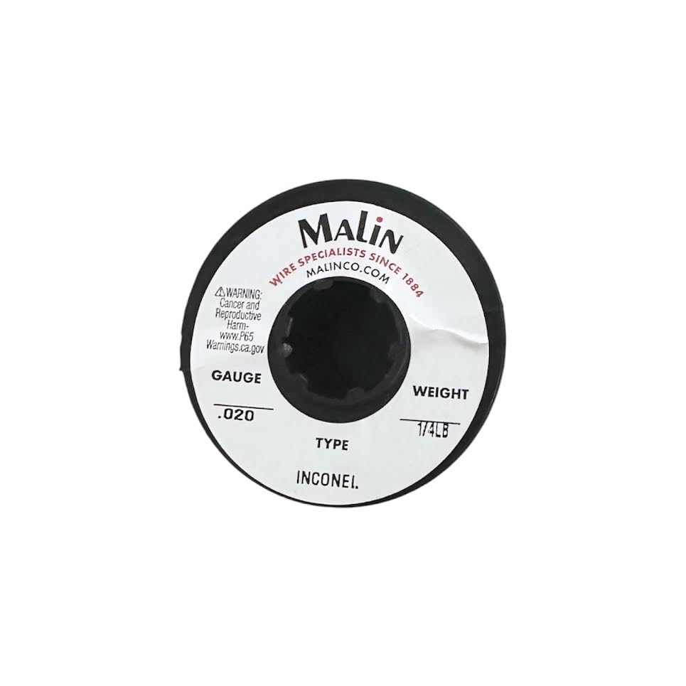 Malin Inconel Aerospace Lockwire/Safety Wire 0.020 with Clamptite Tool CLT01
