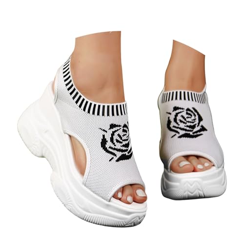 Sandales à plateforme tendance respirante chaussures d'été décontractées confort
