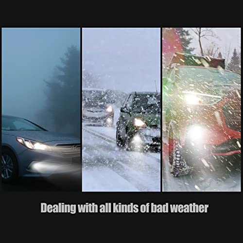 yonwait 4 PCS H8/11 Fog Light Bulbs, Plug and Play Super Bright-Power 1400 Lumen 12-24v High Power 5730 Led Bulbs, LED Bulbs for DRL or Fog Light Lamp Replacement, for Cars, Trucks, SUVs (Black) - Thumbnail 7
