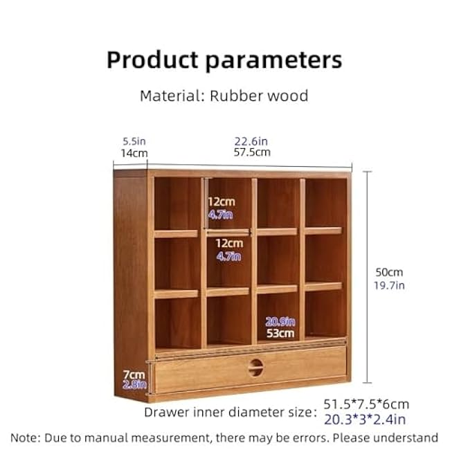 Coffee Organizer Station Shelf Mug Holder for Countertop Wooden Mug Rack Cup Pod Organizer 12 Palace Grid Display Stand for Cup Figurine Elegant(Natural)