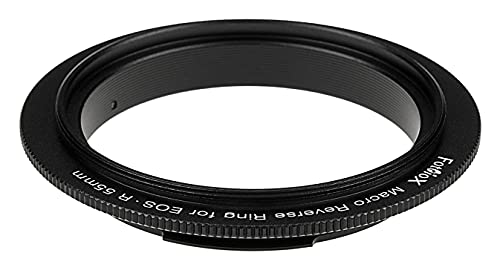 Fotodiox Macro Reverse Ring Compatible with 55mm Filter Thread to Canon RF-Mount Cameras - for Reverse Mounting Lenses