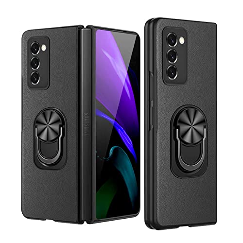Housse antichoc pour Galaxy Z Fold 4 étui pliant mince en cuir gris