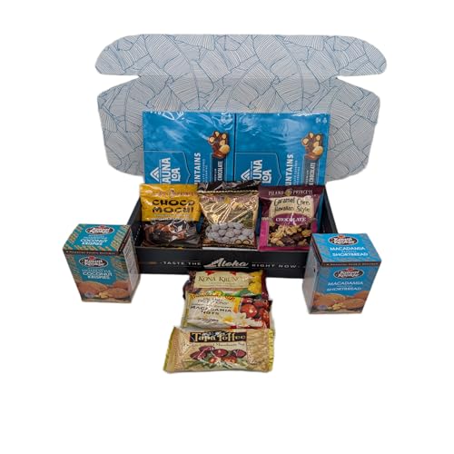 Aloha Right Now Hawaiian Snack Gift Box – Pack of 10...