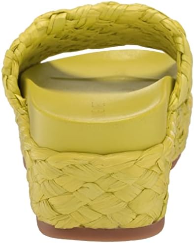 Nine West Women's CANNI Wedge Sandal, Acid Lime 310, 9.5 | Image 2