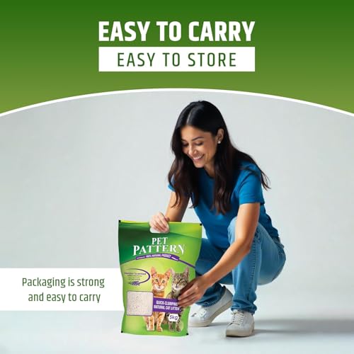Image of DynamicSales (india) Smart Ball Bentonite Cat Litter 5kg with Scooper | Fast Clumping, Strong Odor Control, Low Dust & High Absorbency | Premium White Cat Litter Combo
