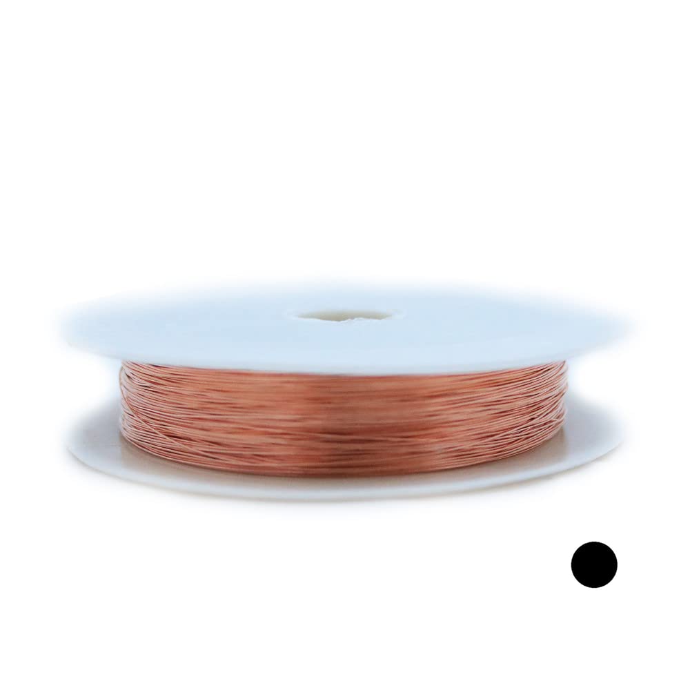 10 Gauge, 99.9% Pure Copper Wire (Round) Dead Soft CDA #110 Made in USA - 25FT by CRAFT WIRE