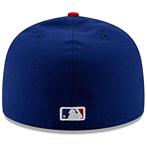 Image of New Era MLB 59FIFTY 2-Tone Authentic Collection Fitted On Field Game Cap Hat (as1, Numeric, Numeric 7 and 7 eighths, Philadelphia Phillies)