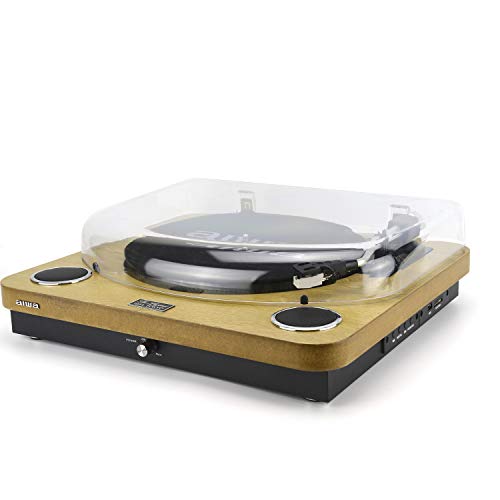 AIWA GBTUR-120WDMKII Tourne-Disque en Bois 3 Vitesses avec Bluetooth, Radio FM, SD et USB - Les Beatles, Paul McCartney, John Lennon, RIngo Starr, George Harrison AIWA GBTUR-120WDMKII Tourne-Disque en Bois 3 Vitesses avec Bluetooth, Radio FM, SD et USB – Image 7
