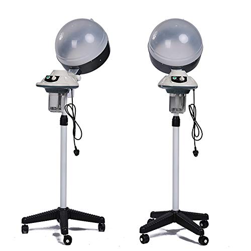 WRQ Droogkap met standaard, salon cup haarstomer machine, salon spa haar stomer rolling staan met capuchon haarkleuring pererming conditioner stoomboot 650 W - Image 3