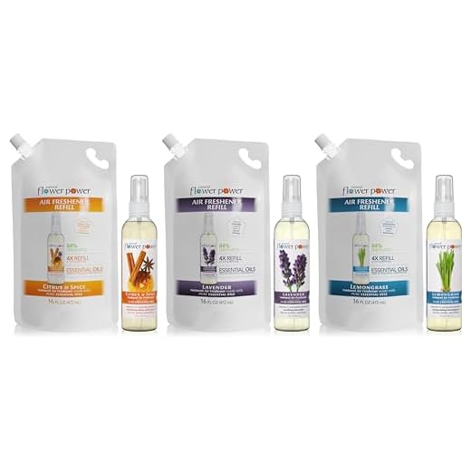 Natural Flower Power Air Fresheners Variety Pack