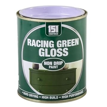 SuperGift.com 300ml Non Drip Paint Tin Exterior Interior Hard Drying Performance (Racing Green Gloss)