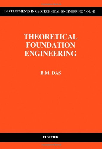 Theoretical Foundation Engineering (Developments in Geotechnical Engineering)