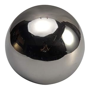 MOVKZACV Roestvrij staal staren bal, spiegel gepolijst holle bal reflecterende tuin bol, drijvende vijver ballen naadloze staren bol voor huis tuin ornament decoraties