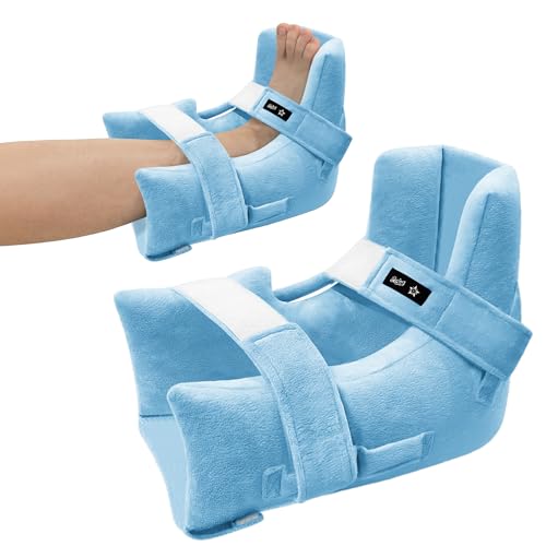 SPRING SEAON Heel Protectors for Pressure Sores, Heel Cushion Protectors with Hot/Cold Pack Pocket...