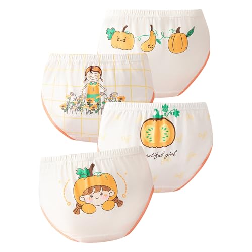 2026 4 piezas de ropa interior para niños pequeños bebé niños lindos cómodos dibujos animados calzoncillos pantalones cortos de algodón ropa interior bañadores, amarillo, 10-13 años