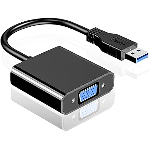 ARCELI USB to VGA Adapter, USB 3.0 to VGA Adapter Multi-Display Video Converter for PC Laptop Windows 7/8/8.1/10,Desktop, Laptop, PC, Monitor, Projector, HDTV Cover