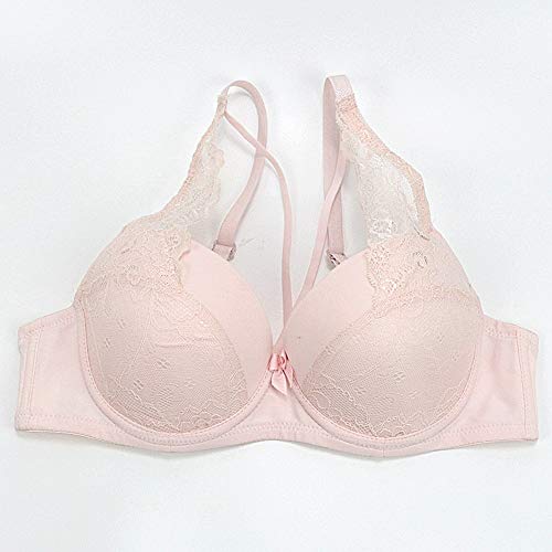 Swbreety Women Lace Babydoll Bra And Panty Set Bow-Knot Lingeries Underwear Pink thumb #7