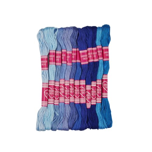 Friendship Bracelet String 12 Skeins, Embroidery Floss Cross Stitch Embroidery ...