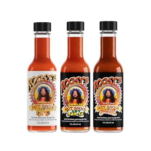 Rocky's 3 Pack! Honey Hot - Garlic - Bacon –