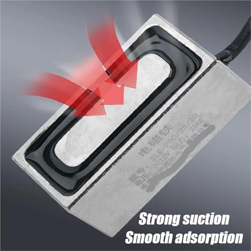 Électroaimant rectangulaire contre les chutes de pièces ventouse 12V