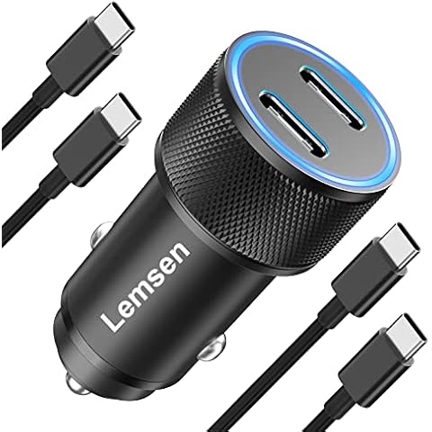 Chargeur Allume Cigare USB C Lemsen 60W Cover