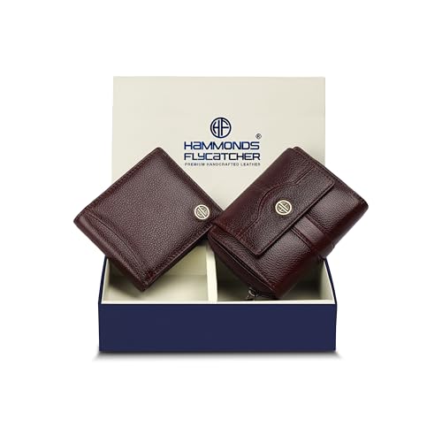 HAMMONDS FLYCATCHER Leather Wallet Combo Gift Set - Marriage Wedd...