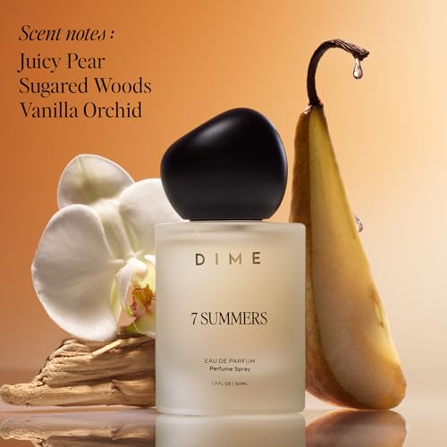 Image of DIME Beauty 7 Summers Perfume for Women, 1.7 oz / 50 ml - Sweet Floral Scent, Clean Fragrance Eau de Toilette, Hypoallergenic