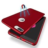 three hundred iPhone 7 Plus Case Slim Fit Shell Hard Plastic Full Body Protective Work with Magnetic Car Mount Anti-Scratch Resistant Cover Case for Apple iPhone 7 Plus (Red)