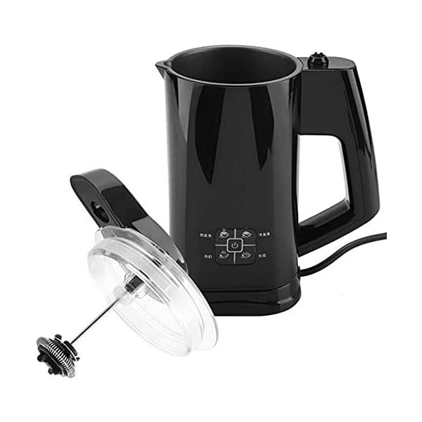 LSDRALOBPOI Vaporizador de Leche Batidora de Leche Calentador de Leche Vaporizador automÃ¡tico de Leche para Hacer Espuma frÃ­a y Caliente 4 en 1 para cafÃ© con Leche, Chocolate Caliente y Capuchino 1 - Imagen 4